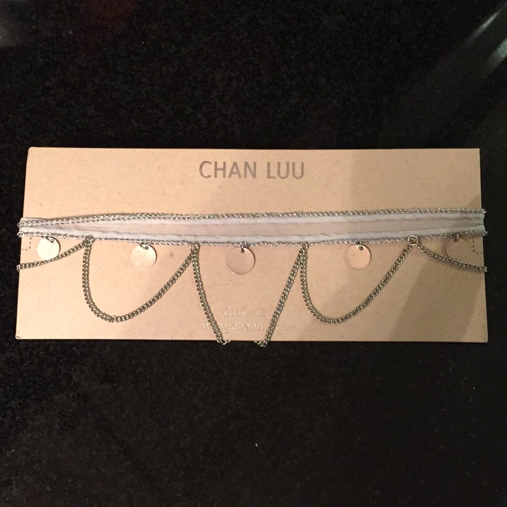 Chan Luu silver chains choker NWOTS - Picture 3 of 3